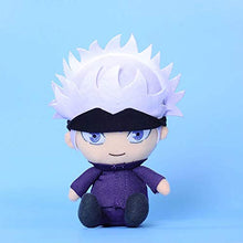 Load image into Gallery viewer, Jujutsu Kaisen Plush Figure Toys with Openable Patch Anime Gojo Satoru Plushie Doll Stuffed Toy Key Ring Bagpack Phone Pendants (3.94inch/10cm, Gojo Satoru)