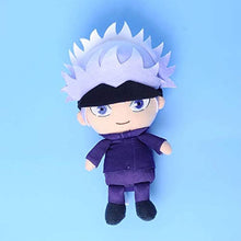 Load image into Gallery viewer, Jujutsu Kaisen Plush Figure Toys with Openable Patch Anime Gojo Satoru Plushie Doll Stuffed Toy Key Ring Bagpack Phone Pendants (3.94inch/10cm, Gojo Satoru)