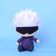 Load image into Gallery viewer, Jujutsu Kaisen Plush Figure Toys with Openable Patch Anime Gojo Satoru Plushie Doll Stuffed Toy Key Ring Bagpack Phone Pendants (3.94inch/10cm, Gojo Satoru)