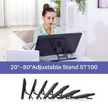 Load image into Gallery viewer, 2020 HUION KAMVAS 22 Plus Graphics Drawing Monitor w/ Full Laminated QD Screen 140% sRGB, Android Support Battery-Free 8192 Pressure Levels Stylus Tilt Drawing Pen Tablet, 21.5 IN Pen Display w/ Stand