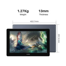 Load image into Gallery viewer, HUION Kamvas Pro 16 Plus 4K UHD Graphics Drawing Tablet with Full Laminated Screen 145% sRGB Battery-Free Stylus PW517 for PC, Mac, Android, 15.6-inch Pen Display