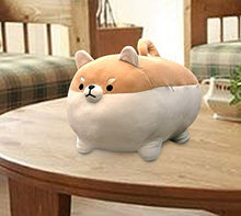Load image into Gallery viewer, Auspicious beginning Stuffed Animal Shiba Inu Plush Toy Anime Corgi Kawaii Plush Dog Soft Pillow, Plush Toy Gifts for Boys Girls(Brown, 15.7")