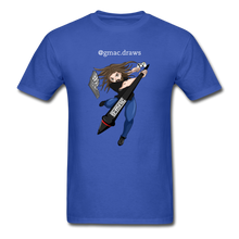 Load image into Gallery viewer, G-MAC Draws Logo Tee - royal blue