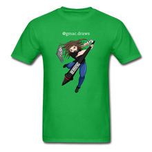 Load image into Gallery viewer, G-MAC Draws Logo Tee - bright green