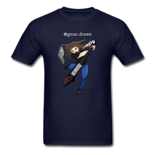 Load image into Gallery viewer, G-MAC Draws Logo Tee - navy