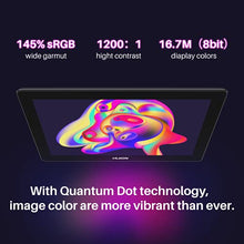 Load image into Gallery viewer, HUION Kamvas Pro 16 Plus 4K UHD Graphics Drawing Tablet with Full Laminated Screen 145% sRGB Battery-Free Stylus PW517 for PC, Mac, Android, 15.6-inch Pen Display
