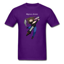 Load image into Gallery viewer, G-MAC Draws Logo Tee - purple
